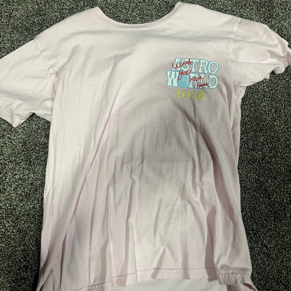Travis Scott Tour Pink T-Shirt